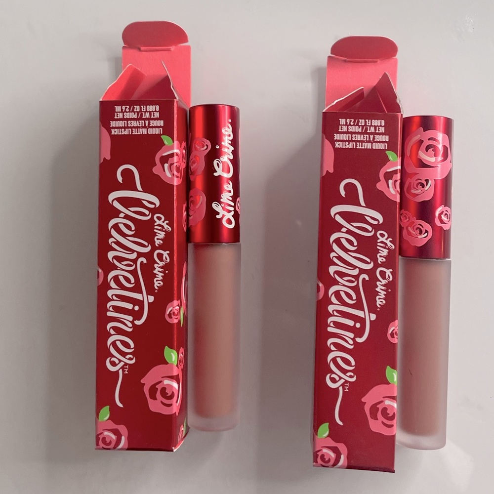 2x Lime Crime Gigi Velvetines matte lipstick